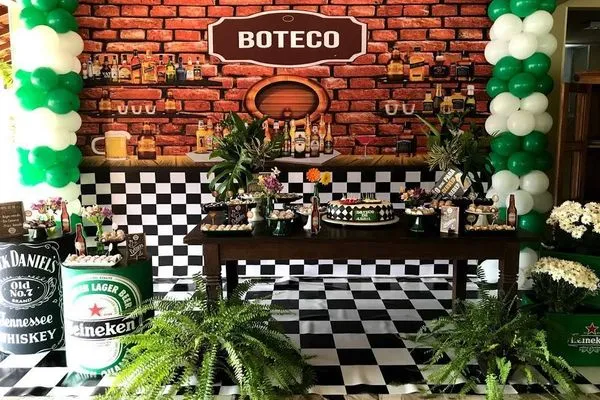 Festa com Tema de Boteco